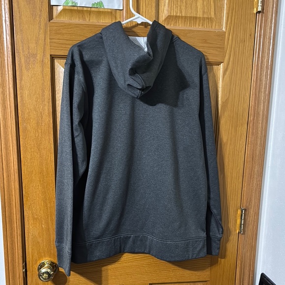 Reebok Men's Charcoal Hoodie Sweater - Picture 3 of 3